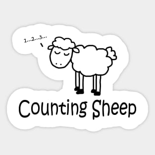 Counting Sheep Sticker